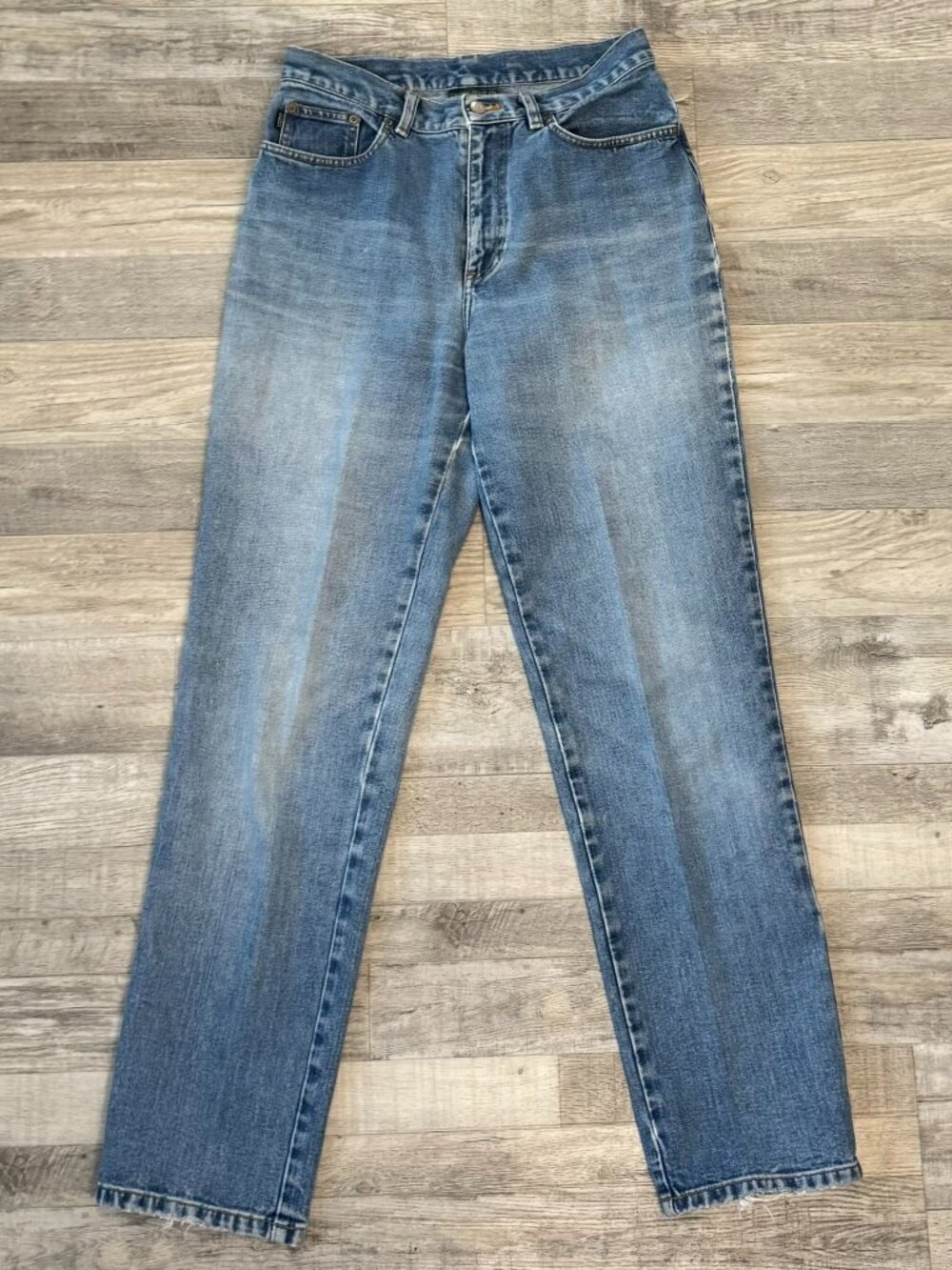Ralph Lauren Jeans Co straight leg womens jeans medium wash size 6 H25